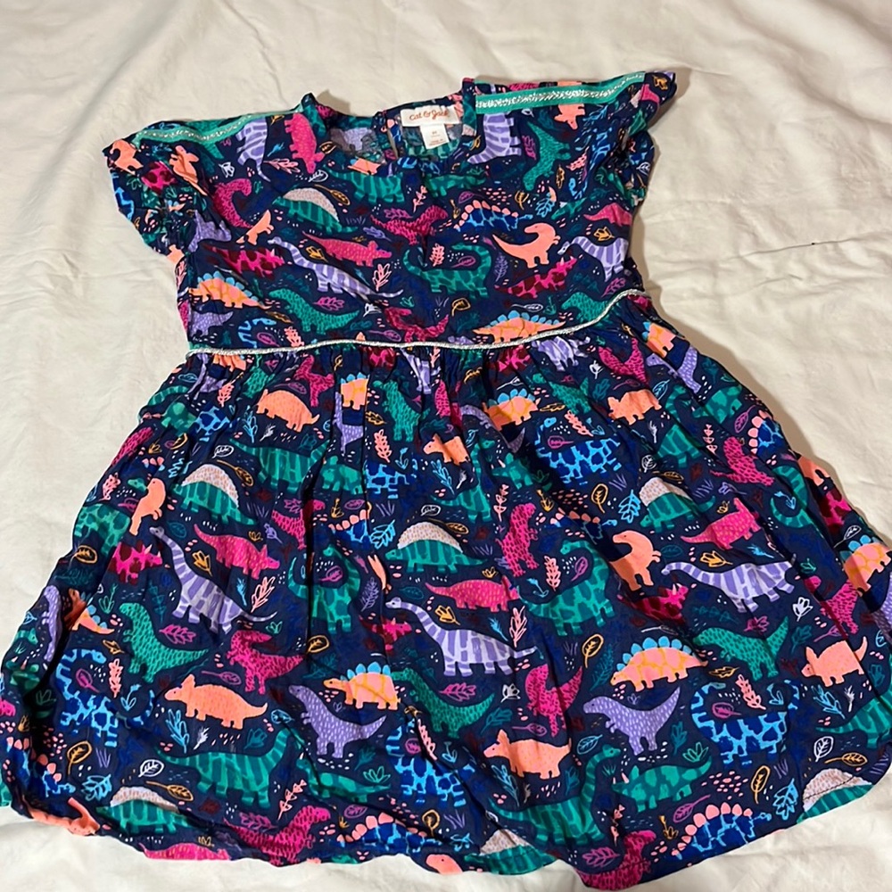 5T Dinosaur Dress